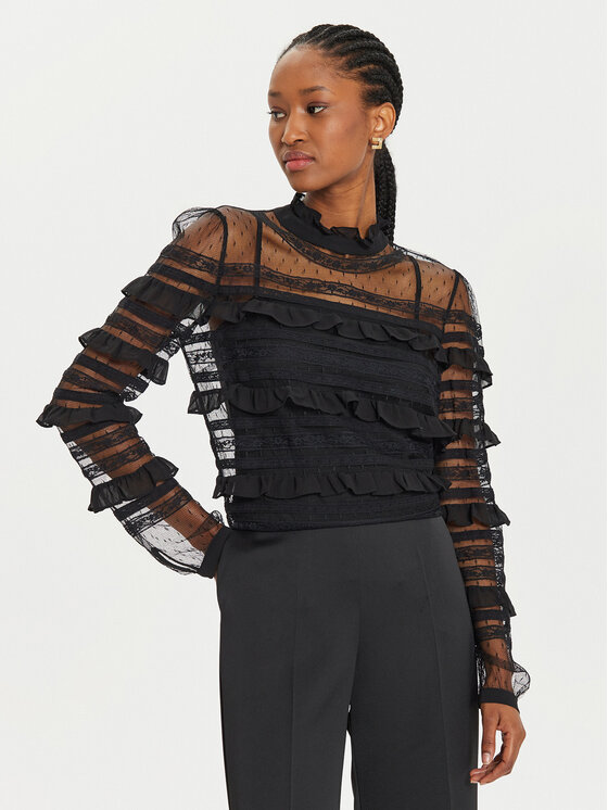 TWINSET TWINSET Palaidinė 241TP2041 Juoda Regular Fit