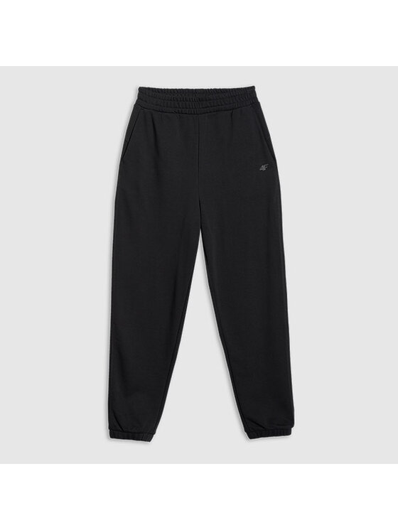 4F 4F Completo felpa, body e pantalone tuta 4FRAW25TTROF1613-20S Nero Regular Fit