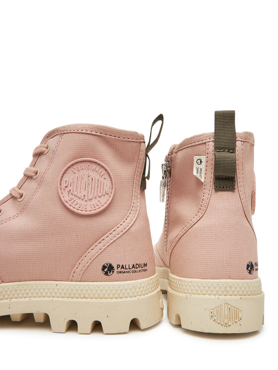 Palladium Palladium Schnürstiefeletten Pampa Hi Zip Organic 79101-605-M Rosa