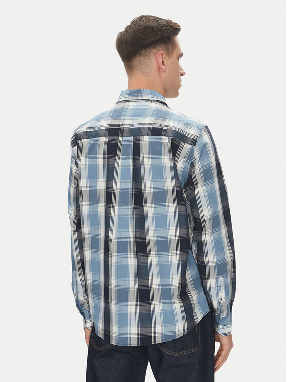 Mustang Mustang Särk Chester 1016237 Sinine Regular Fit