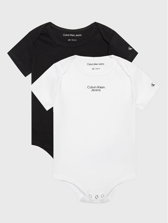Calvin Klein Jeans Komplet body dziecięcych IN0IN00015 Kolorowy Regular Fit