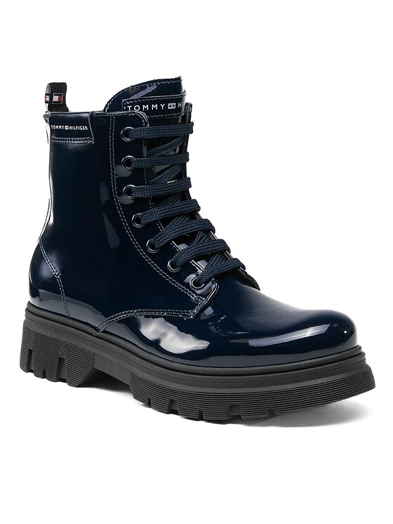 Tommy Hilfiger Tommy Hilfiger Чоботи T4A5-33040-0775 S Голубий