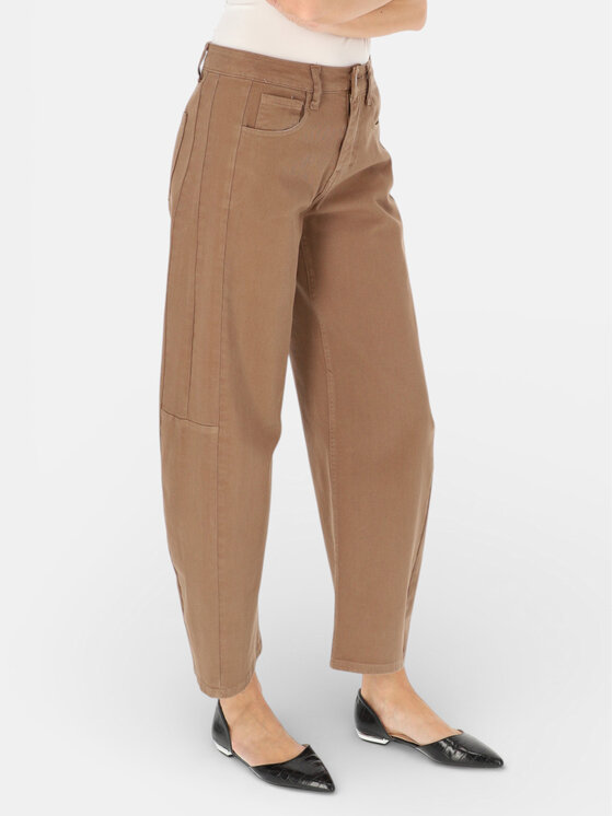 L’AF L’AF Jeansy Mario Brązowy Slouchy Fit