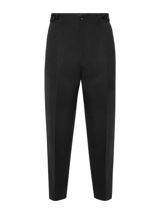 PHILIPP PLEIN PHILIPP PLEIN Chino kalhoty 24569 Černá Chino Fit