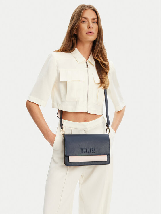 TOUS TOUS Handtasche Audree Saffiano 2002202633 Dunkelblau