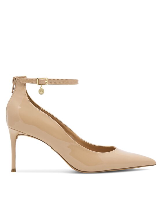 Pantofi cu toc subțire Nine West SJ1489 Bej