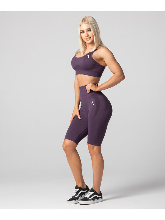 Carpatree Carpatree Biustonosz sportowy Arcade Bra Fioletowy