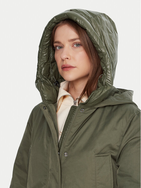 Tommy Hilfiger Tommy Hilfiger Parka WW0WW46533 Zöld Relaxed Fit