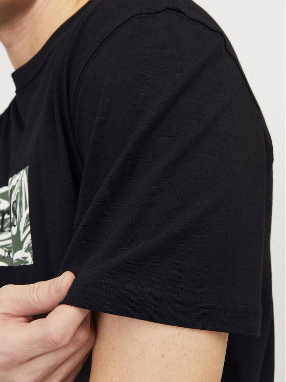 Jack & Jones Jack & Jones T-Shirt Lafayette 12250436 Czarny Relaxed Fit