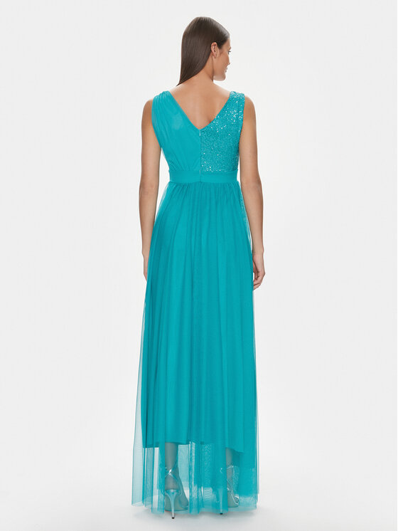Rinascimento Rinascimento Abendkleid CFC0117528003 Türkisfarben Regular Fit