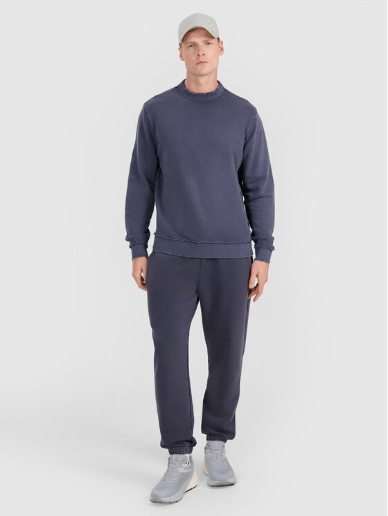 4F 4F Mikina 4FWSS25TSWSM1739-22S Čierna Regular Fit