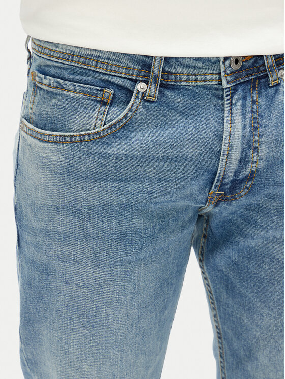 Pepe Jeans Pepe Jeans Blugi PM207393 Albastru Straight Fit