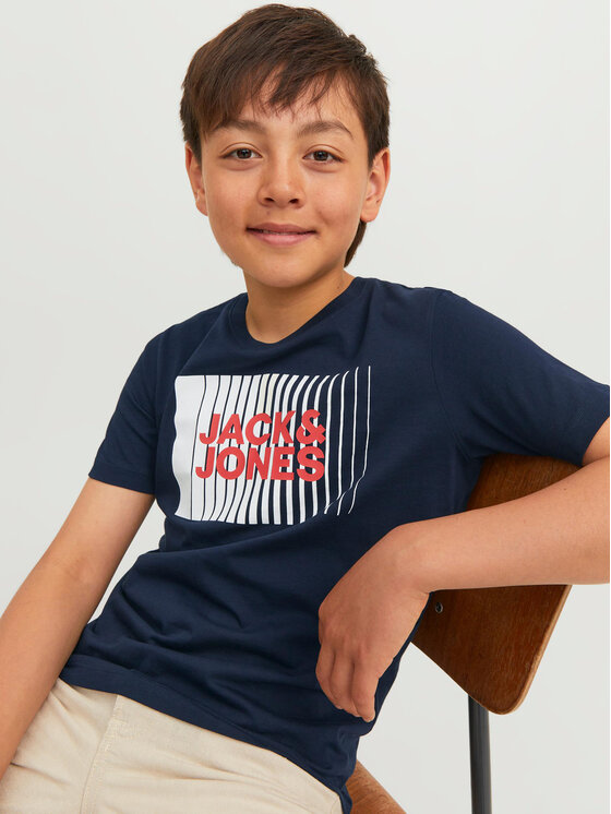 Jack&Jones Junior Jack&Jones Junior T-shirt 12237411 Tamnoplava Regular Fit