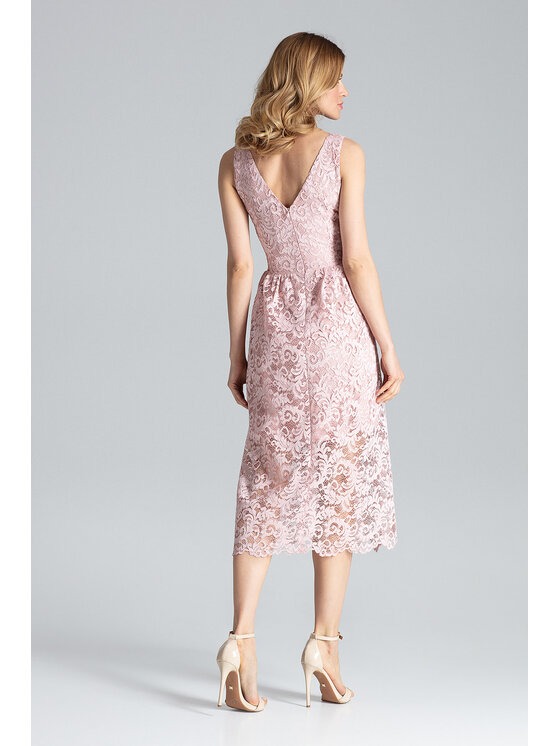 FIGL FIGLFIGL Vestito M639 Rosa Regular Fit