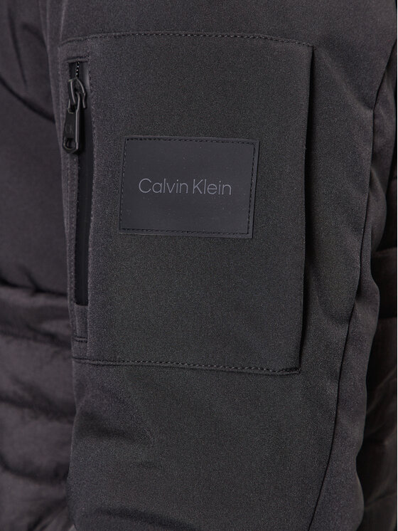Calvin Klein Calvin Klein Kurtka bomber K10K111802 Czarny Regular Fit