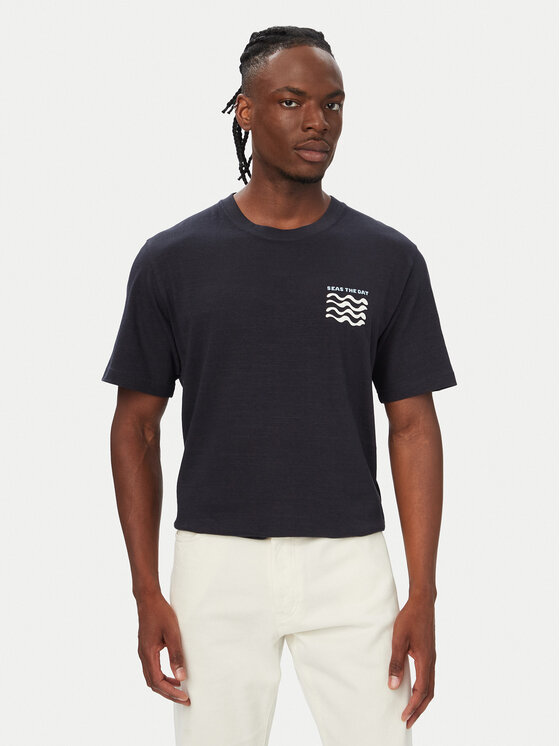 Jack & Jones Tricou Blajake 12294944 Bleumarin Relaxed Fit