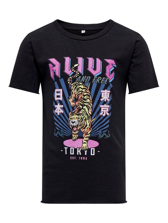 Kids ONLY Kids ONLY T-Shirt Lucy 15275536 Μαύρο Slim Fit