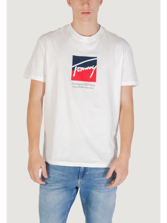 Tommy Jeans Tommy Jeans T-shirt TJM REG RWB DNA TEE Bianco Casual Fit