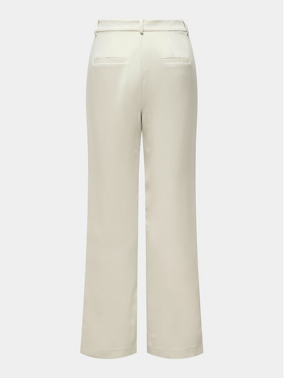 ONLY ONLY Spodnie materiałowe Berry 15258191 Beżowy Wide Leg