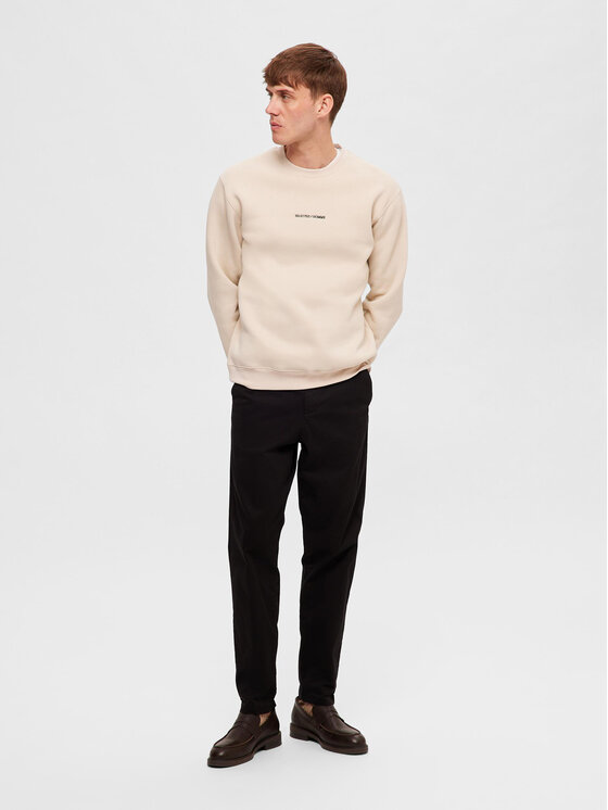 Selected Homme Selected Homme Bluza 16090431 Beżowy Regular Fit
