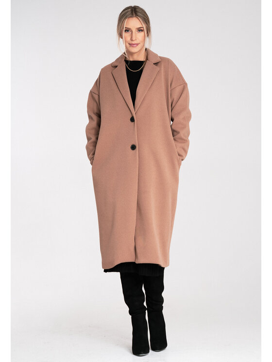 FIGL FIGL Kabát M1111 Béžová Regular Fit