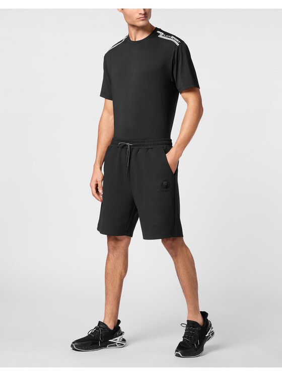 Plein Sport Plein Sport Spordišortsid SAEC MJT2473 STE001N Must Regular Fit