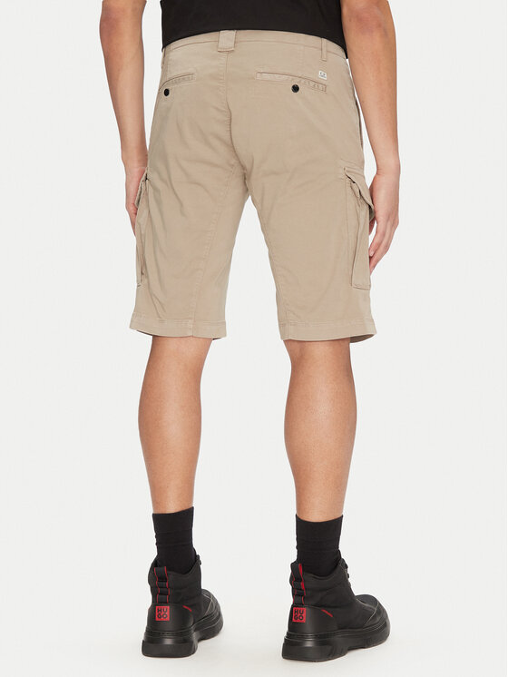 C.P. Company C.P. Company Шорти от плат 18CMBE116A005694G Бежов Regular Fit