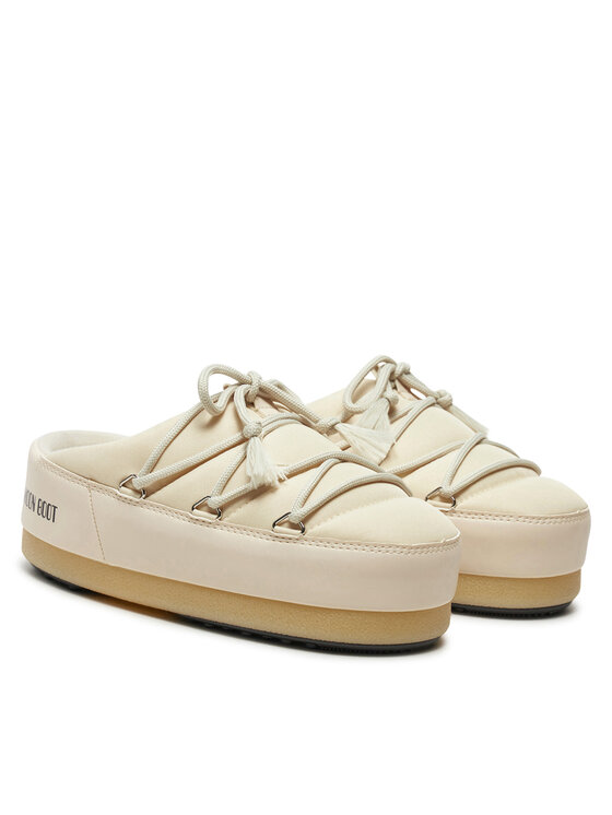 Moon Boot Moon Boot Klapki Evx Cream 80D1470030 Écru