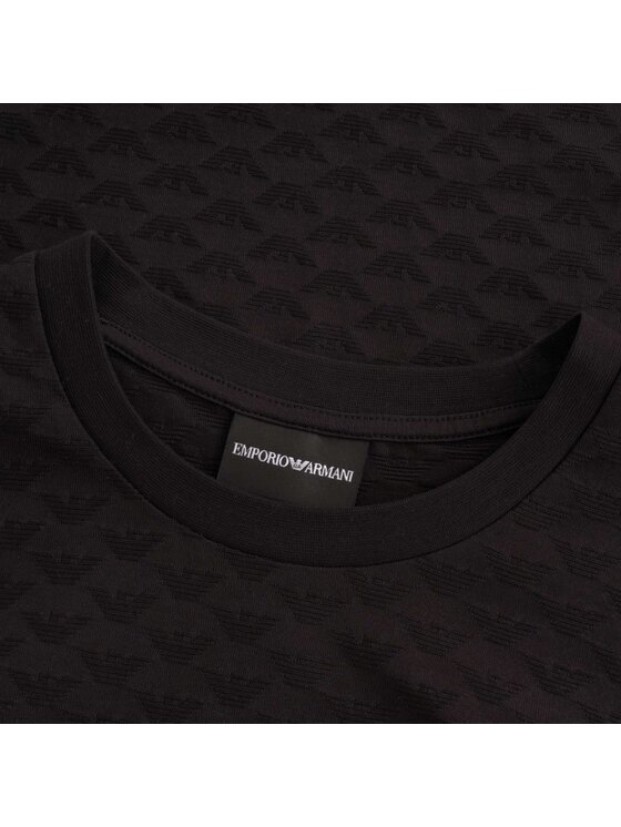 Emporio Armani Emporio Armani Tričko 8N1TL7 1JHWZ Čierna Slim Fit