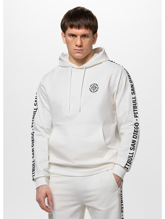 PITBULL PITBULL Bluza TAPE PARKER Biały Regular Fit