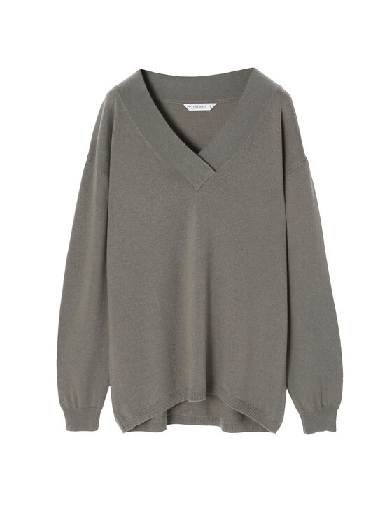 TATUUM TATUUM Svetr KASZMI Khaki Oversize
