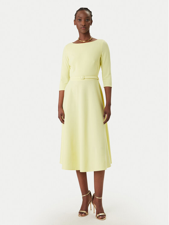 Rinascimento Rinascimento Coctailkleid CFC0127892003 Gelb Regular Fit