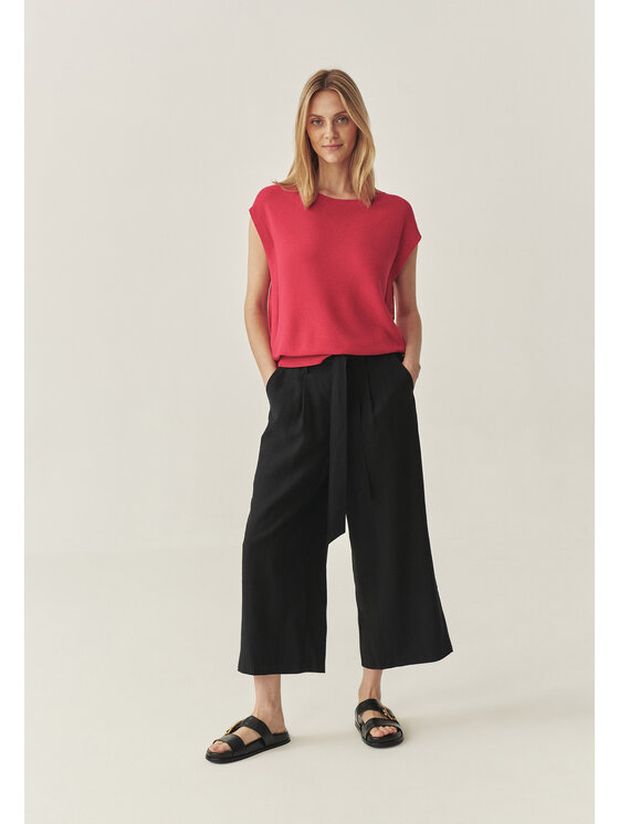 TATUUM Tatuum Spodnie materiałowe TENKO Czarny Loose Fit