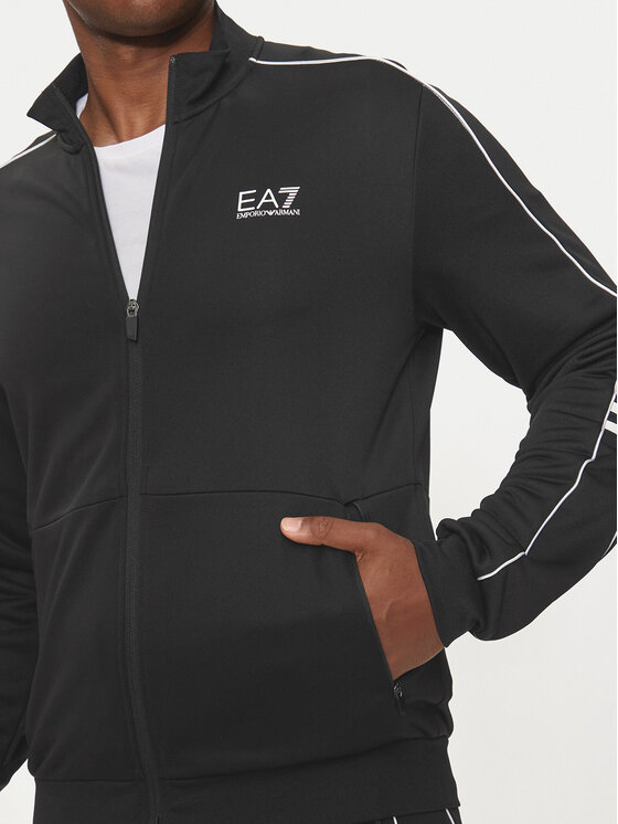 EA7 Emporio Armani EA7 Emporio Armani Jogginganzug 6DPV53 PJ16Z 1200 Schwarz Regular Fit
