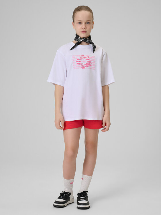 4F 4F T-Shirt THE COLOR'S ENERGY Biały Loose Fit