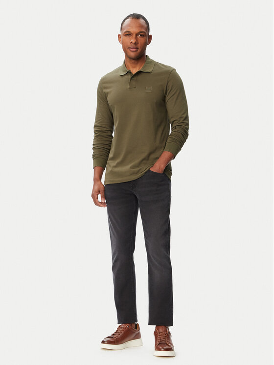 BOSS BOSS Polo Passerby 50507704 Khaki Slim Fit