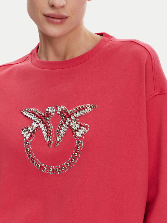 PINKO PINKO Sweatshirt Nelly 100534 A2G8 Rot Regular Fit