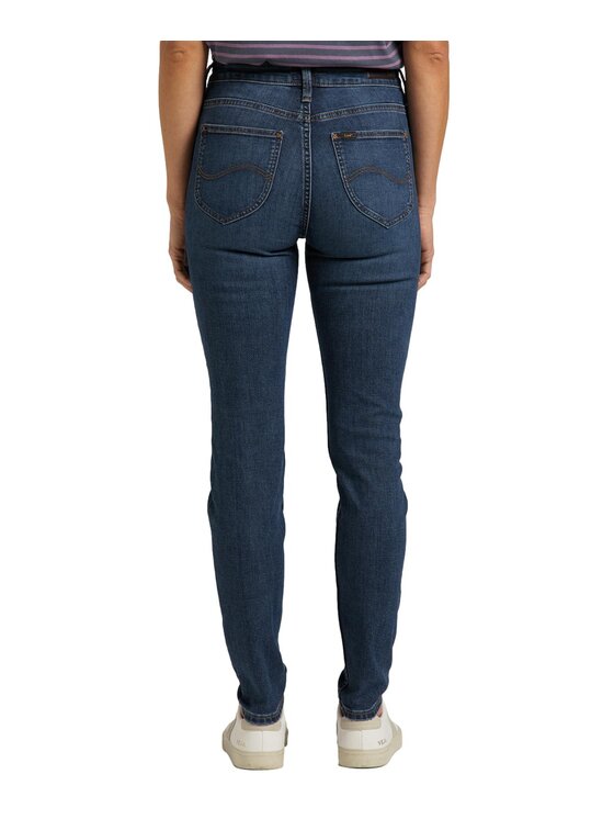 Lee Lee Jeansy L626CGBD Granatowy Skinny Fit
