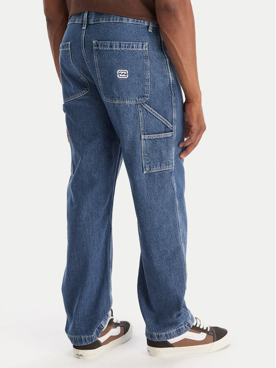 Billabong Billabong Jeansy Bad Dog Workwear EBYDP03002 Niebieski Loose Fit