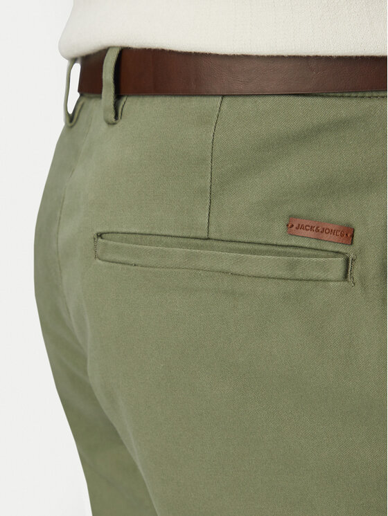 Jack & Jones Jack & Jones Šortky z materiálu Adam Belted 12288603 Šedá Regular Fit
