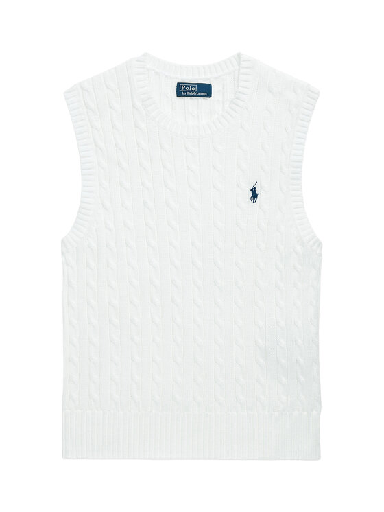 Polo Ralph Lauren Polo Ralph Lauren Prsluk 211971882001 Bijela Slim Fit