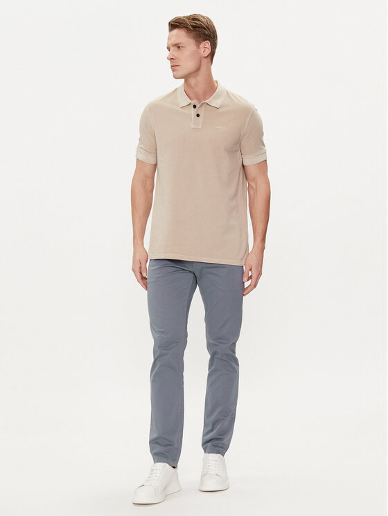 BOSS Boss Chinos kelnes 50510933 Mėlyna Slim Fit