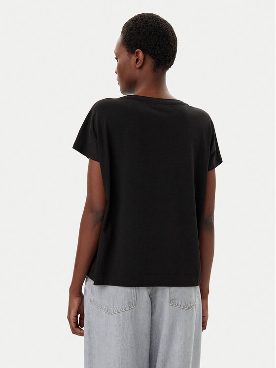 Liu Jo Sport Liu Jo Sport T-särk TA5268 JS005 Must Regular Fit