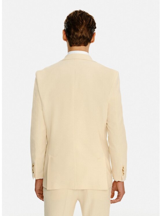 Pako Lorente Pako Lorente Marynarka P26SF-3G-034 Beżowy Slim Fit
