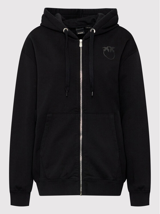 PINKO Pinko Felpa Biscotti 1G17BC Y7SG Nero Relaxed Fit