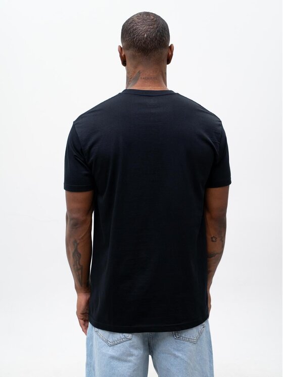 Jigga Wear Jigga Wear T-Shirt Laur korona modna 130027 Czarny Regular Fit