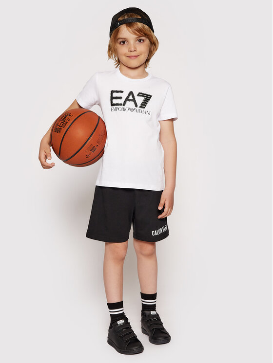 T-shirt 3KBT53 BJ02Z 1100 Bianco Regular Fit