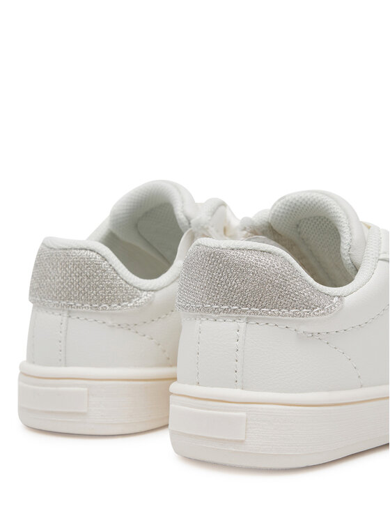 Tommy Hilfiger Tommy Hilfiger Laisvalaikio batai Low Cut Velcro Sneaker T1A9-33728-1439 M Balta