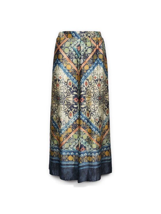 Elena Mirò Elena Mirò Pantaloni di tessuto P078Z000168N002 Blu Cropp Fit