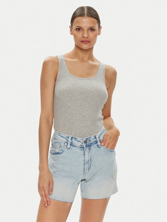 Gap Gap Топ 418366-00 Сірий Regular Fit